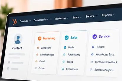 HubSpot platform screen