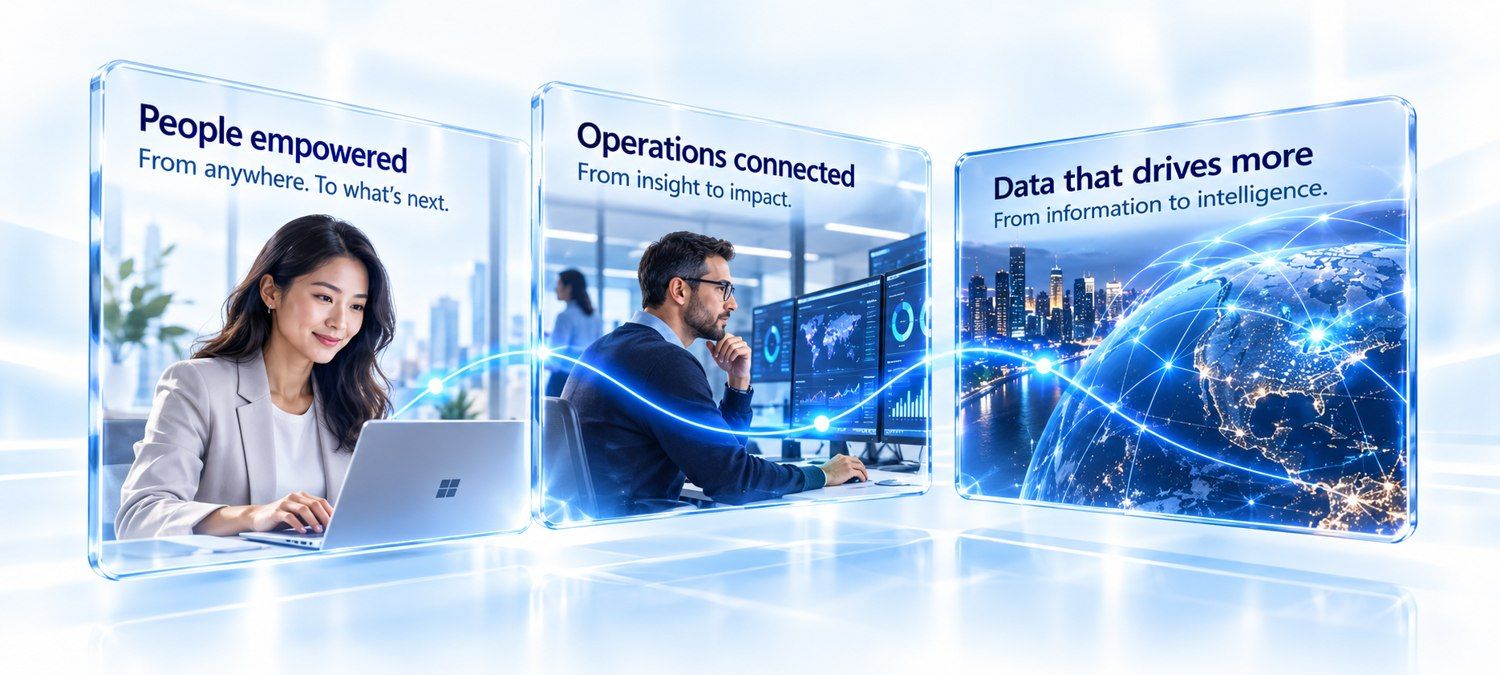 People empowered, operations connected and data that drives more