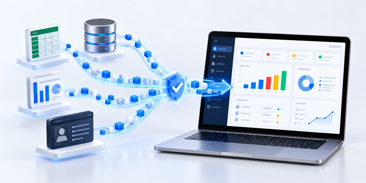 Data moving from spreadsheets and databases into Zoho